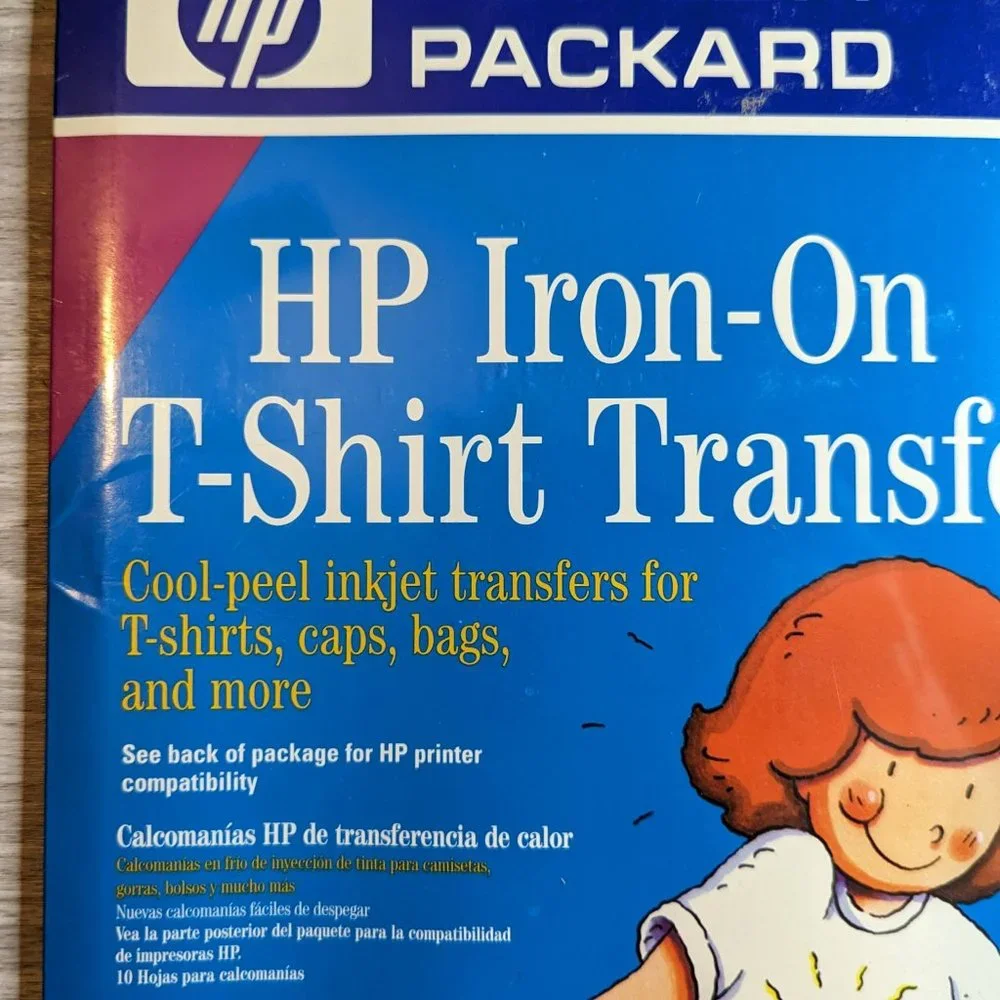 Hewlett-Packard Iron-On T-Shirt Transfers 10 Sheets HP C6049A